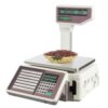 Label Printing Scale, 66lbs Commercial Electronic Computing Scale, Digital Cial Food Scale Price Calculator Electronic Equipment with Thermal Label Printer & Barcode Stickers for Supermarket Cafes