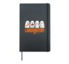 Laboooratory Ghost Halloween Lab Tech Scientist Halloween Hardcover Journal, Black