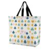 Ladies Colorful Playing Card Symbols Large Shoulder Tote Bag, Foldable Casual Bag, Sturdy for Outdoor Picnic School Supermarket, Foldable Everyday Market Pack Tote