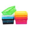 LALAFINA 8pcs Plastic Stackable Desk Storage Basket for Classroom
