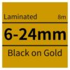 Laminated Adhesive Label Tape 6/9/12/24mm
