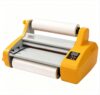 Laminator 13-Inch Hot and Cold, 4-Roller Single/Double Sided Machine for Documents Photos Cards, Max 150°C Temp, Quick Warm-Up for Office Home