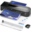 Laminator, A4 Laminator Machine, 12.6In Lightweight Laminator with Precise Temperature Control, Hot & Cold Thermal Laminator