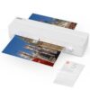 Laminator Machine, 9-Inch Thermal Laminator, Quick 4-Min Warm-Up, Jam-Free Technology, Portable Compact Design for Letter Size Sheets, Ideal for Home, Office & School Use
