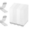 Lanjiesh 24 Pairs Heavy Duty Picture Hanging Strips, Renter Friendly No Damage Wall Picture Hangers for Framed, Posters & Home/Office Decor, Large Hook-and-Loop Strip