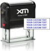 Laoife Custom Stamp Self Inking - 4-Line Personalized Address Stamps | US-Made Return Address Labels | Replaceable Ink & Multi-Scene Use