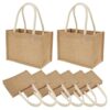 Large Capacity Hessian Bag, Portable Storage Tote, Eco-Friendly Utility