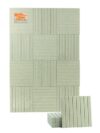 Large Felt Bulletin Board 12 Pack Tiles 48x36in Alternative to Cork Board