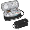 Large Pencil Case for Boys Teens Kids School Pencil Bag with Zipper Black