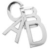 Large Silver Alphabet Letter Nameplate for Door Office Decor
