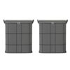 Large Storage Bag with Zipper Non-woven Fabric Organizer with Handles