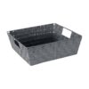 Large Woven Storage Shelf Basket Bin With Handles, Open Organizer Tote For Closet, Bathroom, Office, Bedroom And Home Storage