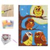 Latch Hook Rug Kit Carpet Tapestry with Crochet/Colorful Pre-Printed Mesh Embroidery Needlework DIY Yarn Hooking Craft for Adult Kid Crocheting Parent-Child Interaction Gift (C80 * 115cm)