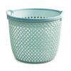 Laundry Basket, Hollow Design, Light Blue, Large