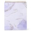 Lavender Top Spiral Notebook 8x10 Inch College Ruled Hard Cover