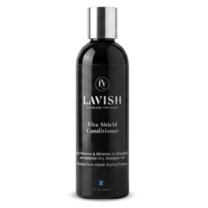 LAVISH Vita Shield Conditioner for All Hair Types – Damaged, Fine, Dry, Oily Hair with 25+ Vitamins & Amino Acids - Moisturizing, Strengthening for Soft, Manageable, Radiant Hair - 8 Fl Oz