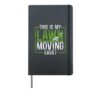 Lawn Mower Mowing Dad Father Landscaper Vintage This Is My Hardcover Journal, Black