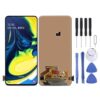LCD Screen for Galaxy A80 A90 A805F with Digitizer Full Assembly (Black) (Black)