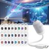 LCPKUTTR HD Smart Dynamic 5D Holographic Night Light Projector, for Bedroom