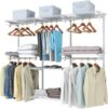 LDAILY 4-6 FT Custom Closet System, Adjustable Closet Organizer