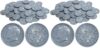 Learning Advantage Play Coins, Half-Dollars, Set of 50 Plastic Coins (Pack of 2)