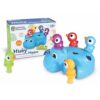 Learning Resources Huey The Fine Motor Hippo, Fine Motor Toy for Toddlers, Develops Counting and Color Recognition, Educational Toys for Toddlers, 7 pieces, Ages 18 mos+