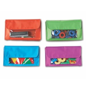 Learning Resources Magnetic Storage Pockets - Classroom Organization Planner, Homeschool Storage, Pencil and Pen Stationery Holder, Teacher Back to School Supplies , Gifts for Teachers