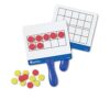Learning Resources Magnetic Ten-Frame Answer Boards - Set of 4 with 100 Colorful Counters/Discs, Ages 5+ | Grades K+ Giant Magnetic Ten Frame Boards Set