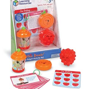 Learning Resources Smoothie Tea Break!™ Sensory Fidget Activity Set, Sensory Toys for Toddlers, Social Emotional Learning, SEL Skills, Fine Motor Skills, Ages 3+,19 Pieces