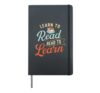 Learn To Read Read To Learn - Book Lover Bookworm Reading Hardcover Journal, Black