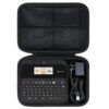Lebakort Storage Case Compatible with Brother P-Touch Label Maker (Black Case, for PTD610BT/PTD600)