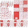 Leelosp 12 Sets Christmas Face Mask Hand Cream Lip Balm, Travel Size