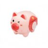 LeeQinersw Pig Money Bank Electronic Savings Box Toy with Automatic Bill Intake Keypad Password Lock Lights Large Capacity Style Suitable for Children Learning Bedroom Decor, Pink