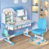 Lefitap Kids Study Desk and Chair Set for 3-18 Years, Adjustable Height
