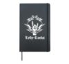 Lefty Rocks Leftie Proud Left Handed Left Hand Hander Hardcover Journal, Black