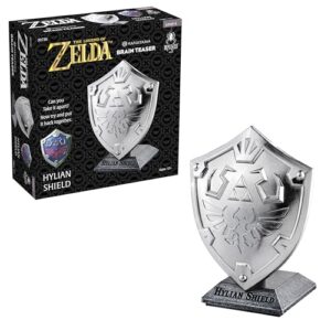 Legend of Zelda Hylian Shield Hanayama Metal Brain Teaser, Ages 12+