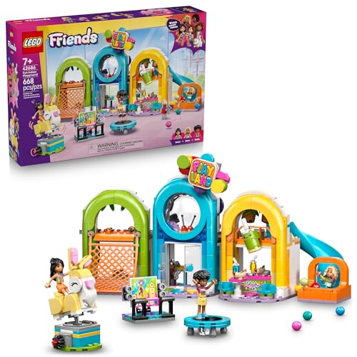 LEGO Friends Fun Indoor Playground Building Toy for Girls & Boys - Pretend Play Set for Kids, Ages 7+ - W/Sonia, Liann & Nova Minidolls & Accessories - Gift Idea for Birthdays - 42686