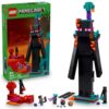 LEGO Minecraft The Enderman Tower Building Toy for Boys & Girls - Video Game Building Set for Kids, Ages 9+ - 2 Toys in 1 for Player Vs. Player Pretend Play - Gift Idea for Gamers - 21279