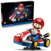 LEGO Super Mario: Mario Kart – Mario & Standard Kart Building Set for Adults - DIY Book Shelf & Room Decor for Men & Women, Ages 18+ - Birthday Gift Idea for Adult Gamers - 72037
