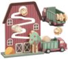 Lehoo Castle Wooden Montessori Toys for 1 Year Old, Farm Animal Ramp Toy