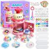 leitait DIY Badge Making Kit - Unicorn & Mermaid Princess Craft Kit for Kids-Make Your Own Pin,Creative Activity,Party Favors,Birthday Gifts for Girls Ages 4, 5, 6, 7, 8, 9, 10 Years Old