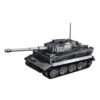 Lemess Military Tiger Tank Building Block Kit, WW2 Military Tiger Tank Building Block with Weapons, 1054 Pieces