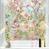 LEMON CLOUD Stained Glass Window Privacy Film with Tools, 35.4" x 157.4"