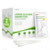 Lemon Glycerin Mouth Swabs for Elderly and Hospice Care - 150 Count Soft Oral Swabs and Swabsticks for Dry Mouth to Refresh and Moisturize Mouth, Teeth and Gums