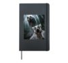 Lemur Selfie with T-Rex Dinosaur Hardcover Journal, Black