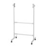 le nd with Wheels for Whiteboards Chalkboards & Dry Erase Boards - Versatile Metal Universal Holder (Grey) for Easy li & bili