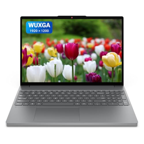 Lenovo Chromebook m 15" Everyday Laptop, Google Gemini, MediaTek Kompanio 540 CPU, 15.3" WUXGA IPS Display, 8GB RAM, 128GB UFS Storage, Integrated Arm Mali-G57 MC2 GPU, Luna Grey, EAT 128GB SD Card