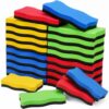 Lerheedi 24 Pack Dry Erase Erasers Magnetic Whiteboard Erasers 4.13 x 1.97 Inches Chalkboard Cleansers Teacher for Classroom Home Office Supplies
