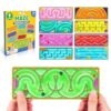 LESONG Sensory Fidget Toys for Kids: 9 Pack Squishy Gel-Filled Sensory Maze for Autism Calming - Fidgets Bulk for Classroom Calm Down Corner School Prizes - Travel Toys for Car Road Trip Airplane