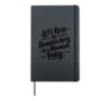 Lets Keep The Dumbfuckery to a Minimum Today Office Coworker Hardcover Journal, Black